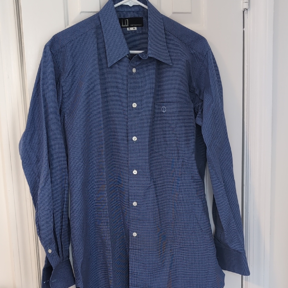Dunhill Navy Dress Shirt